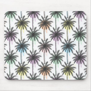 Paint Drop Palm Tree Muster Mousepad