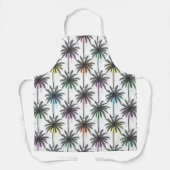 Paint Drop Palm Tree Muster Schürze (Vorderseite)
