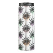 Paint Drop Palm Tree Muster Thermosbecher (Rückseite)