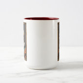 Paint Dry beobachten Zweifarbige Tasse (Mittel)