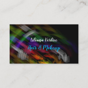 Paint Effect Hair and Makeup Business Card Visitenkarte