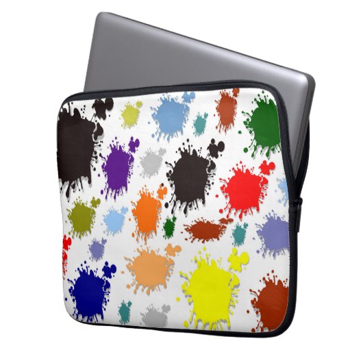 Paint Electronics Bag Laptopschutzhülle (Vorderseite Links)