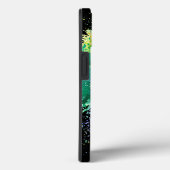 Paint Explosion auf schwarz Case-Mate iPhone Hülle (Rückseite / Rechts)