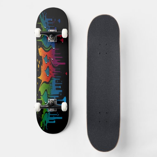 Paint Fall 11spn Skateboard (Vorderseite)