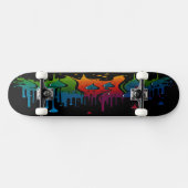 Paint Fall 11spn Skateboard (Horizontal)