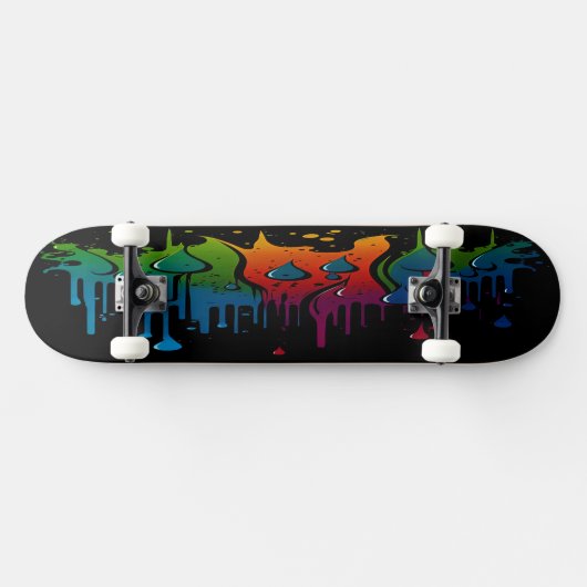 Paint Fall 11spn Skateboard (Horizontal)