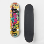 Paint Fall 8h Skateboard (Vorderseite)