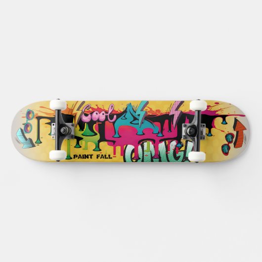 Paint Fall 8h Skateboard (Horizontal)