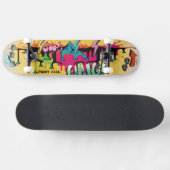 Paint Fall 8h Skateboard (Horizontal)