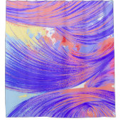 Paint & Feathers Duschvorhang (Vorderseite)