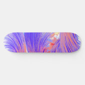 Paint & Feathers Skateboard (Horizontal)