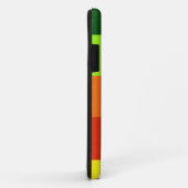 Paint green Limon orange Red Gelb Retro Streifen 3 Case-Mate iPhone Hülle (Hinten/Rechts)