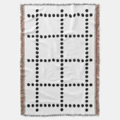 Paint Grid Throw Blanket Decke (Vorderseite Vertikal)