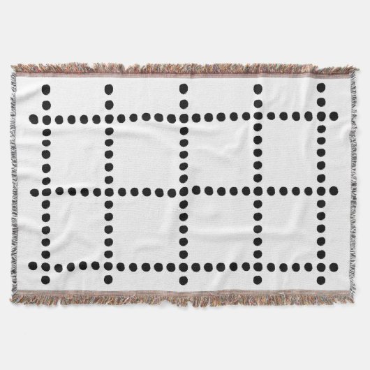 Paint Grid Throw Blanket Decke (Vorderseite)