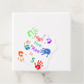 Paint Handdrucke Geburtstag mit Personalisiertem N Geschenkanhänger (Beispiel)