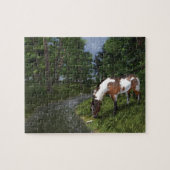 Paint Horse by Forest Stream Puzzle (Horizontal)