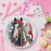 Paint Horse Christmas Paper Plate Pappteller (Party)