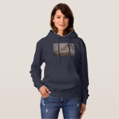 Paint Horse Galloping Cowgirl Spirit Hoodie (Vorne ganz)