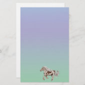 Paint Horse Galloping Papier (Vorne/Hinten)