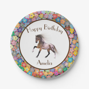 Paint Horse Happy Birthday Custom Paper Teller