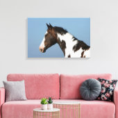 Paint Horse Headshot 1 Leinwanddruck (Insitu (Wohnzimmer))