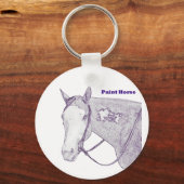 Paint Horse Key Kette Schlüsselanhänger (Vorderseite)