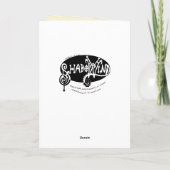 Paint Horse Mustang mit Iris und Schmetterlingen Karte (Rückseite)