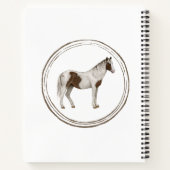 Paint Horse Notizbuch (Rückseite)