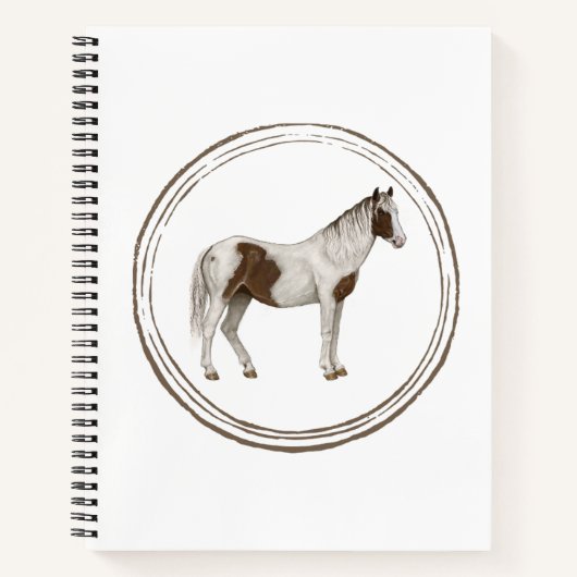 Paint Horse Notizbuch (Vorderseite)