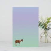 Paint Horse Pastel Papier (Stehend Vorderseite)