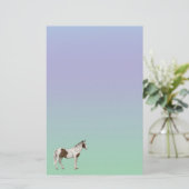 Paint Horse Pastel Papier (Stehend Vorderseite)