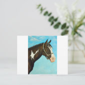 Paint Horse Postkarte (Stehend Vorderseite)
