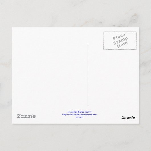 Paint Horse Postkarte (Rückseite)