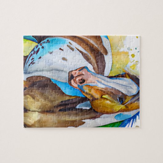 Paint Horse Puzzle (Horizontal)