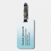 Paint Horse Reittier Custom Luggage Tag Gepäckanhänger (Rückseite vertikal)