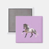 Paint Horse Running Magnet (Vorderseite/Rückseite)