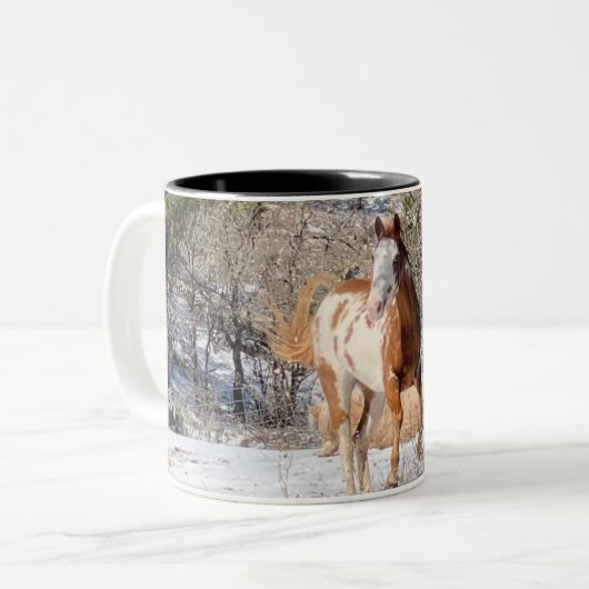 Paint Horse Tasse (Vorderseite Links)