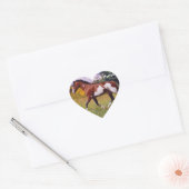 Paint Horse trotting Heart Sticker (Umschlag)