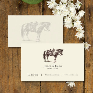 Paint Horse Western-Training Visitenkarten Visitenkarte