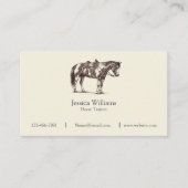 Paint Horse Western-Training Visitenkarten Visitenkarte (Vorderseite)