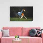 Paint Horse wird schnell ausgeführt Leinwanddruck (Insitu (Wohnzimmer))