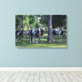 Paint Horses in the Trees Leinwanddruck (Insitu (Holzboden))