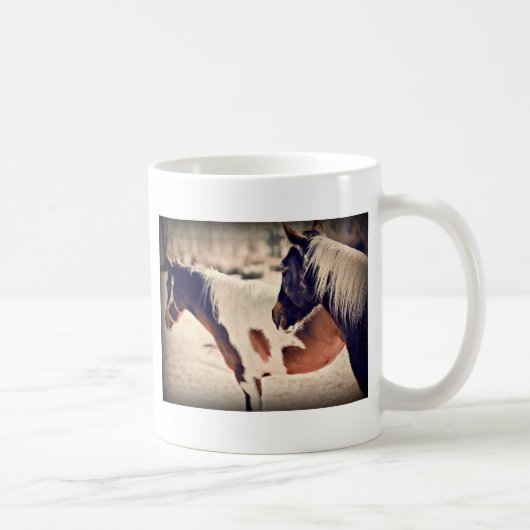 Paint Horses Kaffeetasse (Rechts)