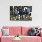 Paint Horses Leinwanddruck (Insitu (Wohnzimmer))