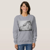 Paint Horst Galloping-Wildbahn Sweatshirt (Vorne ganz)