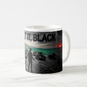 Paint It Black Emotional Contrast Art Becher Kaffeetasse (VorderseiteRechts)
