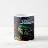 Paint It Black — Where Color Meets Darkness Tasse (Mittel)