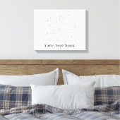 Paint It Easy Star Fireworks Ihre Text-Leinwand Leinwanddruck (Insitu (Schlafzimmer))