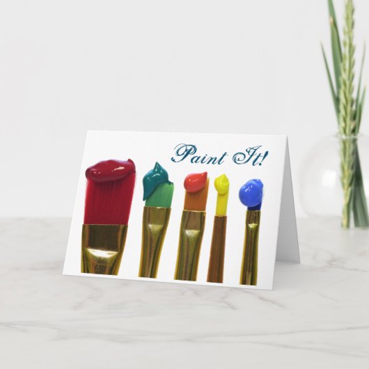 Paint Karte (Vorderseite)