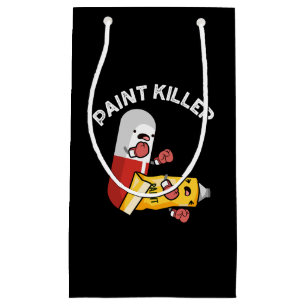 Paint Killer Funny Pill Puff Dark BG Kleine Geschenktüte